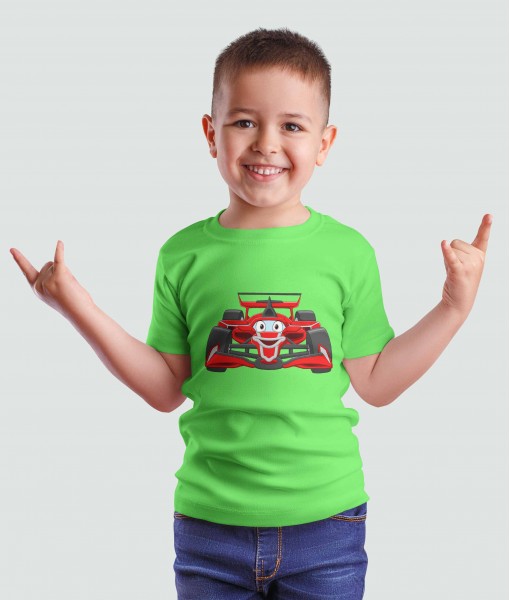 Детска тениска с щампа Авто-мото F1 build - TShirtArtShop.com