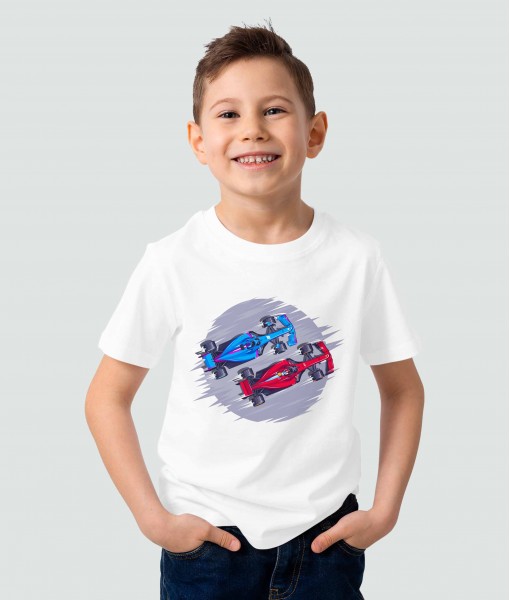 Детска тениска с щампа Авто-мото F1 builds - TShirtArtShop.com