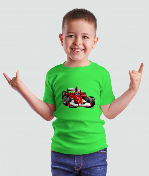 Детска тениска с щампа Авто-мото F1 Ferrari build - TShirtArtShop.com