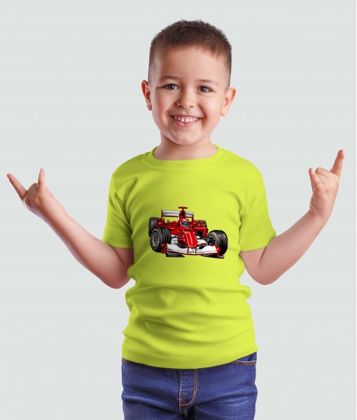 Детска тениска с щампа Авто-мото F1 Ferrari build - TShirtArtShop.com