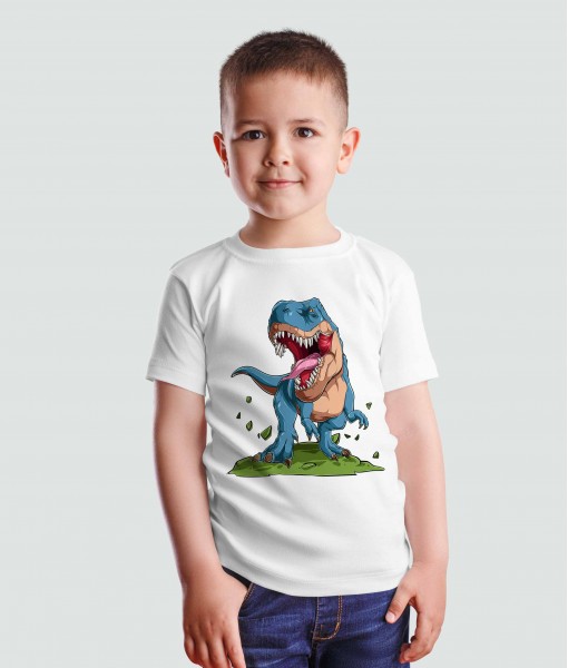 Детска тениска с щампа Динозаври T-Rex dinosaur - TShirtArtShop.com