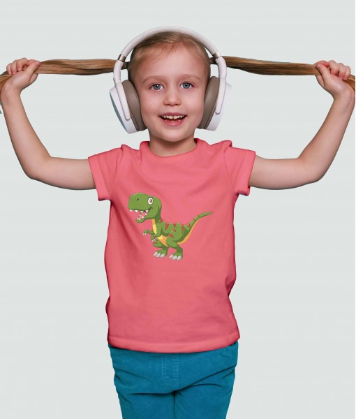 Детска тениска с щампа Динозаври Small T-Rex dinosaur