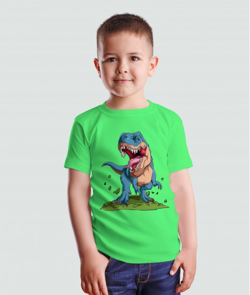 Детска тениска с щампа Динозаври T-Rex dinosaur