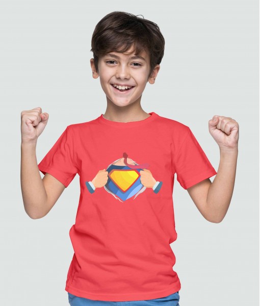 Детска тениска с щампа Герои Superman - TShirtArtShop.com