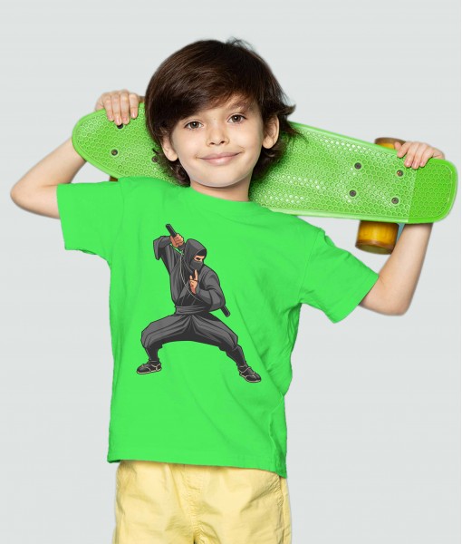 Детска тениска с щампа Герои Black Ninja - TShirtArtShop.com