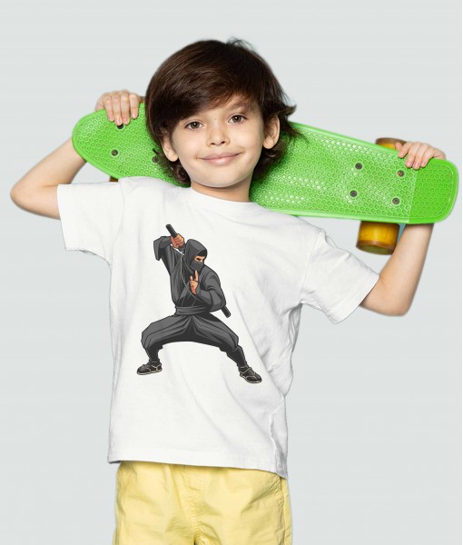 Детска тениска с щампа Герои Black Ninja - TShirtArtShop.com