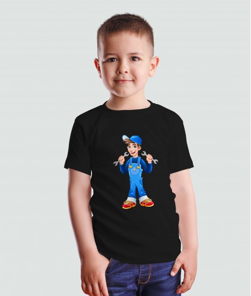 Детска тениска с щампа Герои Mechanic - TShirtArtShop.com