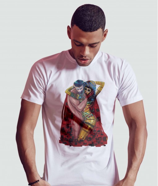 Мъжка тениска с щампа Tosha Art Love, Death and Robots Fanart - TShirtArtShop.com