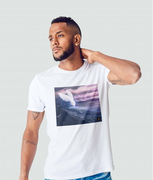 Мъжка тениска с щампа Tosha Art Angeldragon - TShirtArtShop.com
