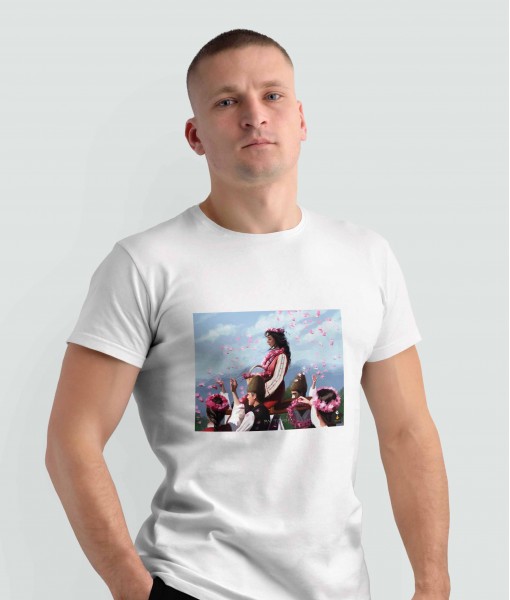 Мъжка тениска с щампа Tosha Art Bulgaria Final - TShirtArtShop.com