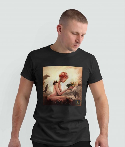 Мъжка тениска с щампа Tosha Art Covid