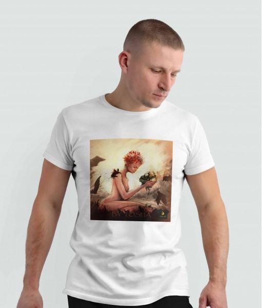 Мъжка тениска с щампа Tosha Art Covid - TShirtArtShop.com