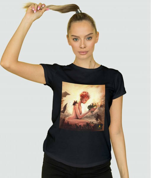 Дамска тениска с щампа Tosha Art Covid