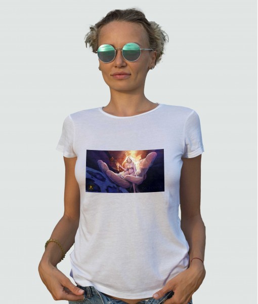 Дамска тениска с щампа Tosha Art Fairy - TShirtArtShop.com