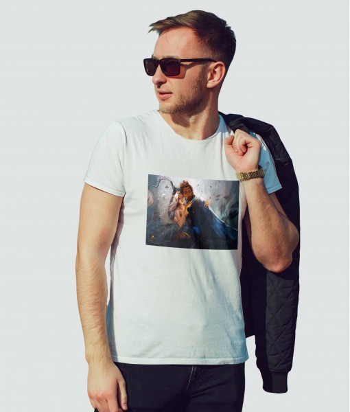 Мъжка тениска с щампа Tosha Art Ocean - TShirtArtShop.com