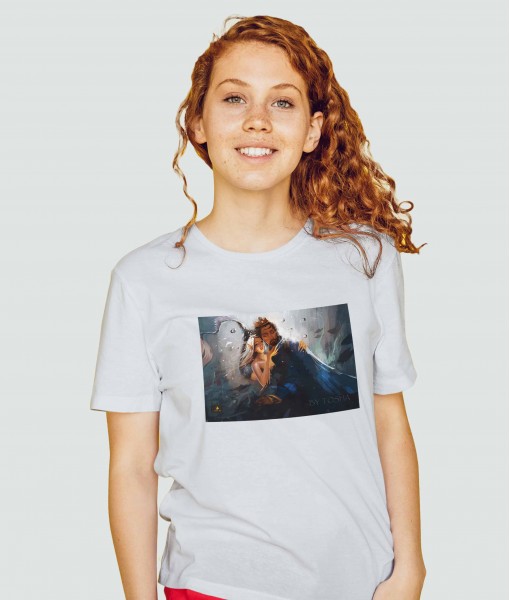 Дамска тениска с щампа Tosha Art Ocean - TShirtArtShop.com