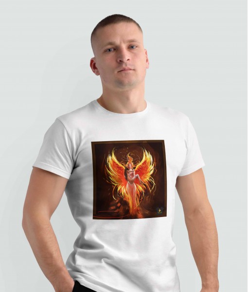 Мъжка тениска с щампа Tosha Art Phoenix Soul - TShirtArtShop.com