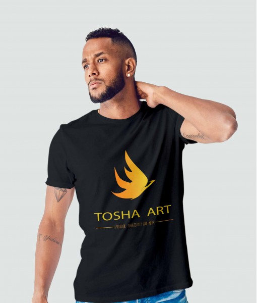 Мъжка тениска с щампа Tosha Art Logo