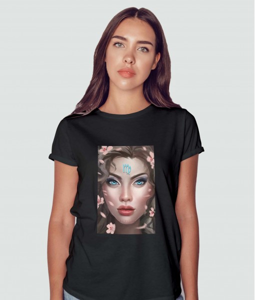 Дамска тениска с щампа Tosha Art Zodiacs Virgo Woman