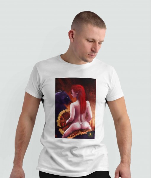 Мъжка тениска с щампа Tosha Art Savage elf - TShirtArtShop.com