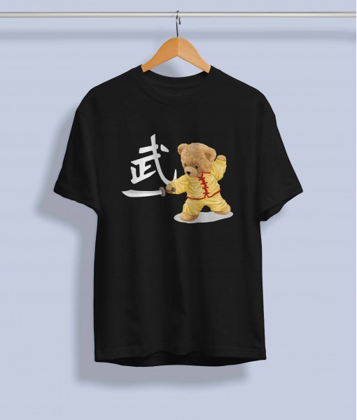 Дамска тениска с щампа Мечета Kung-Fu bear