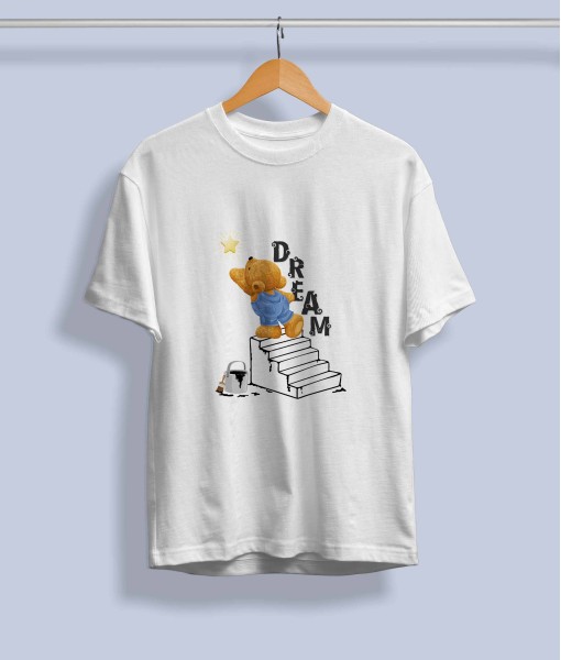 Дамска тениска с щампа Мечета Dreaming bear