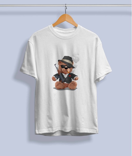 Дамска тениска с щампа Мечета Mob bear